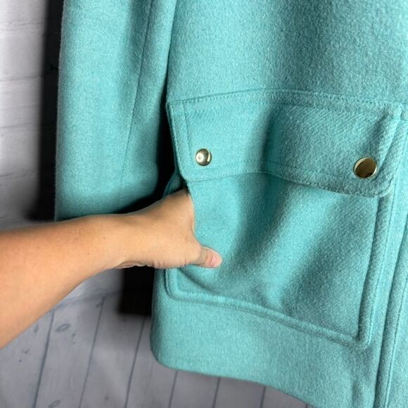 J Crew fur hooded coat - Picture 7 of 13